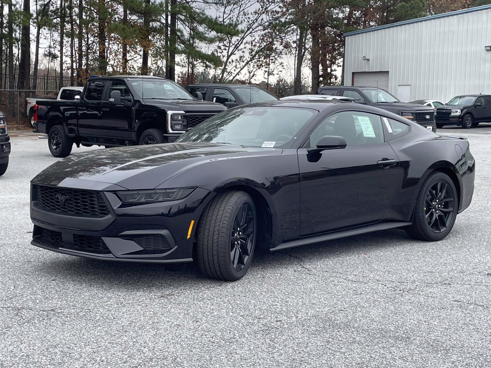 2026 Shadow Black Ford Mustang EcoBoost RWD Coupe