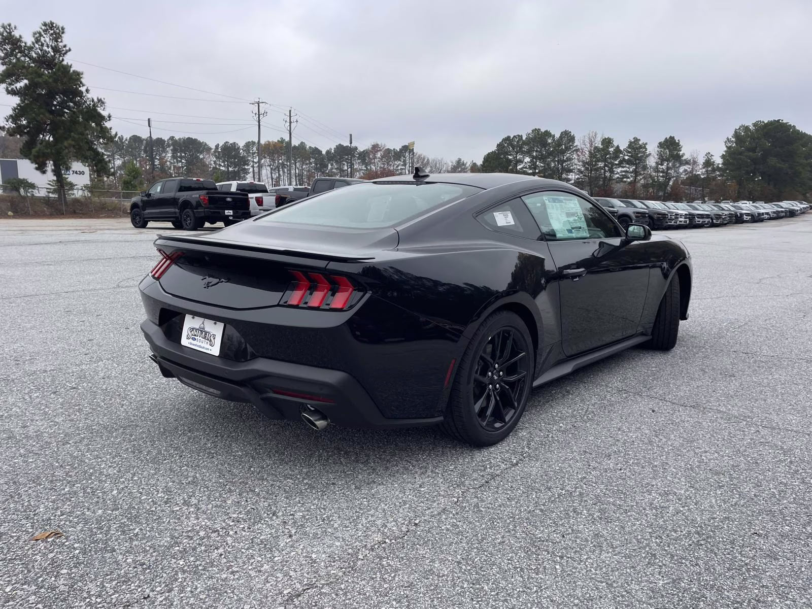 2026 Shadow Black Ford Mustang EcoBoost RWD Coupe