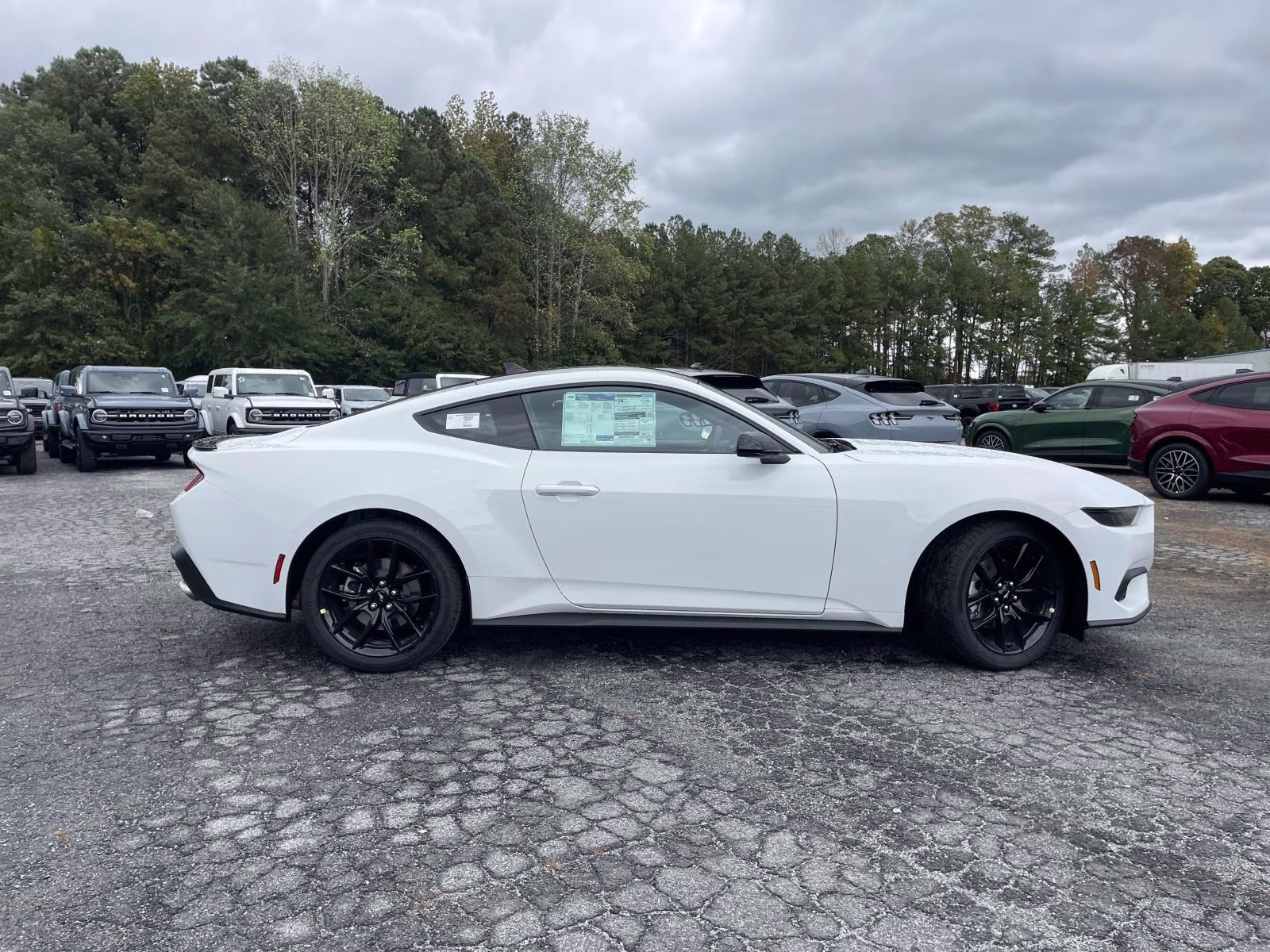 2026 Oxford White Ford Mustang EcoBoost RWD Coupe