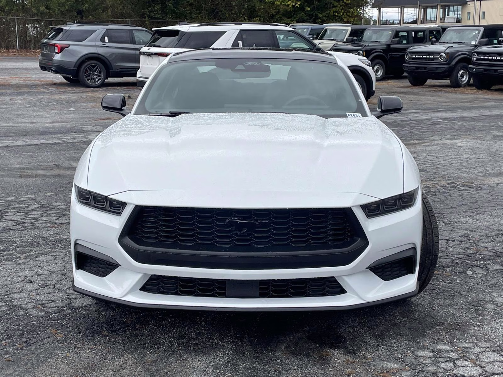 2026 Oxford White Ford Mustang EcoBoost RWD Coupe