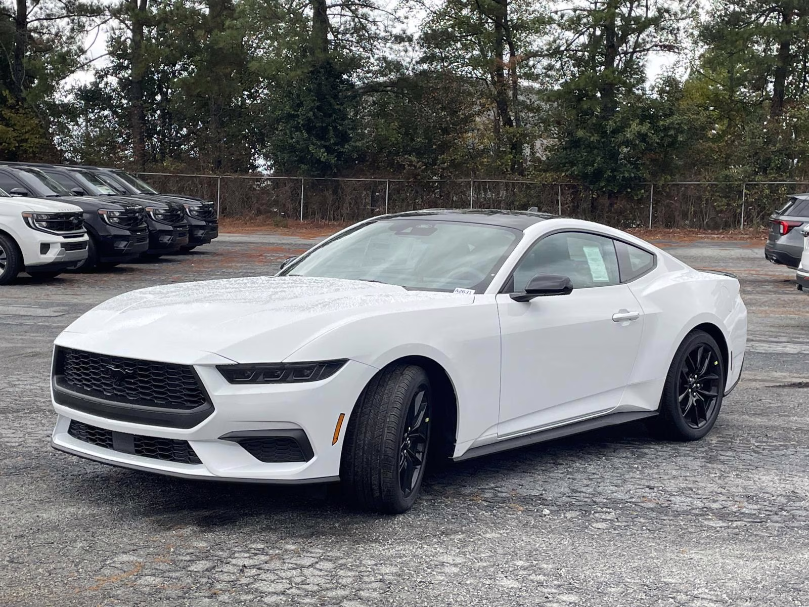 2026 Oxford White Ford Mustang EcoBoost RWD Coupe