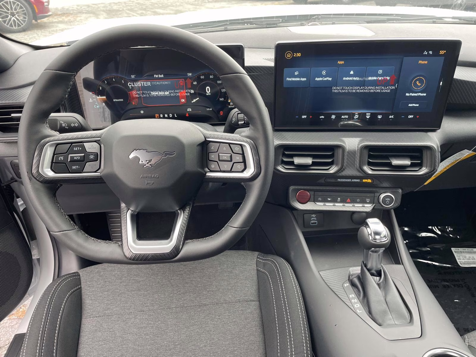 2026 Oxford White Ford Mustang EcoBoost RWD Coupe