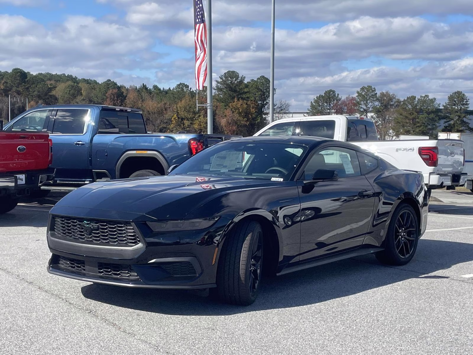 2026 Shadow Black Ford Mustang EcoBoost RWD Coupe