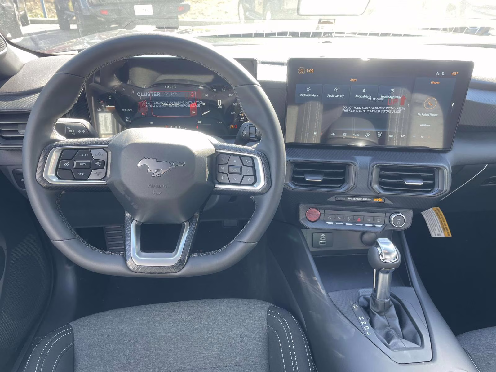 2026 Shadow Black Ford Mustang EcoBoost RWD Coupe