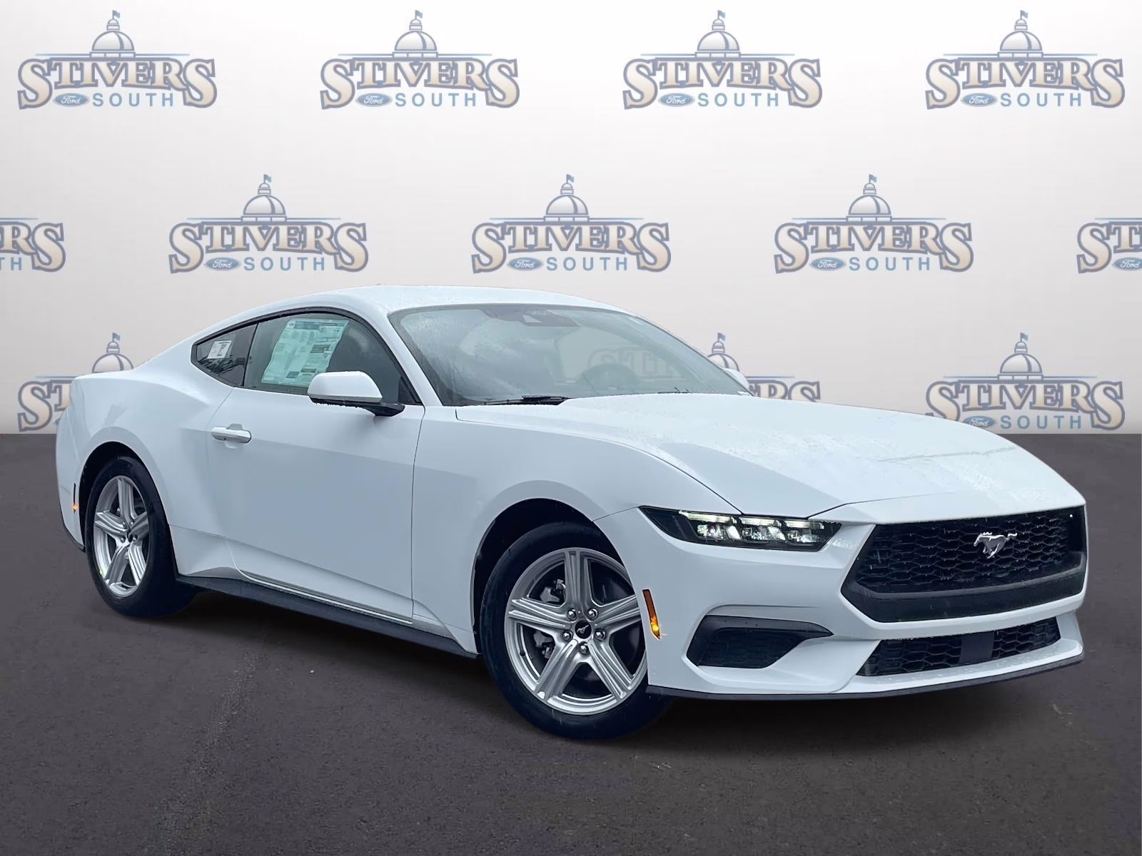 2026 Oxford White Ford Mustang EcoBoost RWD Coupe
