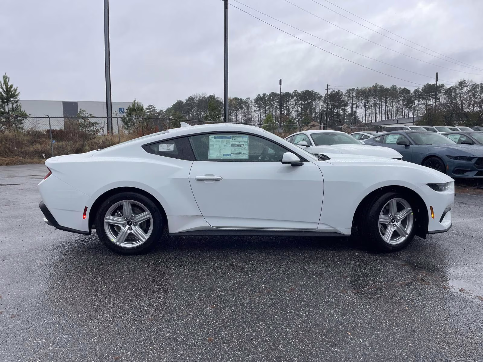 2026 Oxford White Ford Mustang EcoBoost RWD Coupe