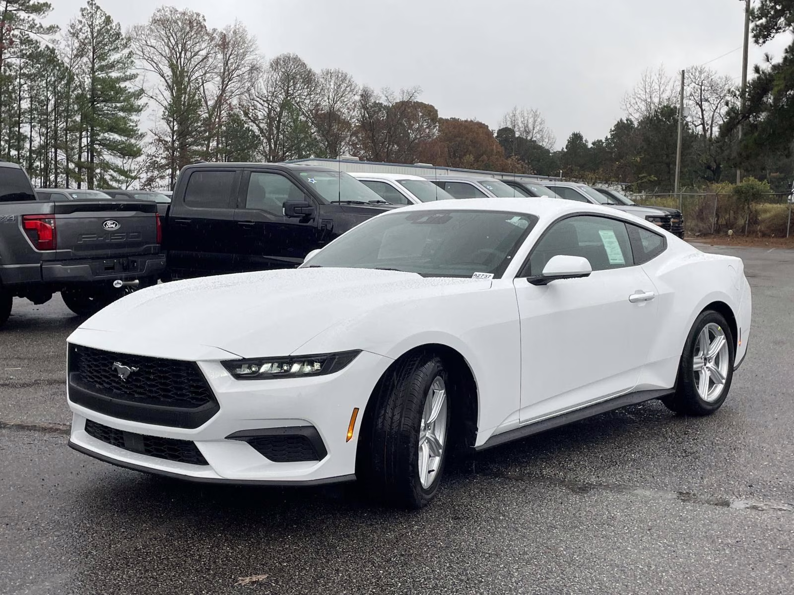 2026 Oxford White Ford Mustang EcoBoost RWD Coupe