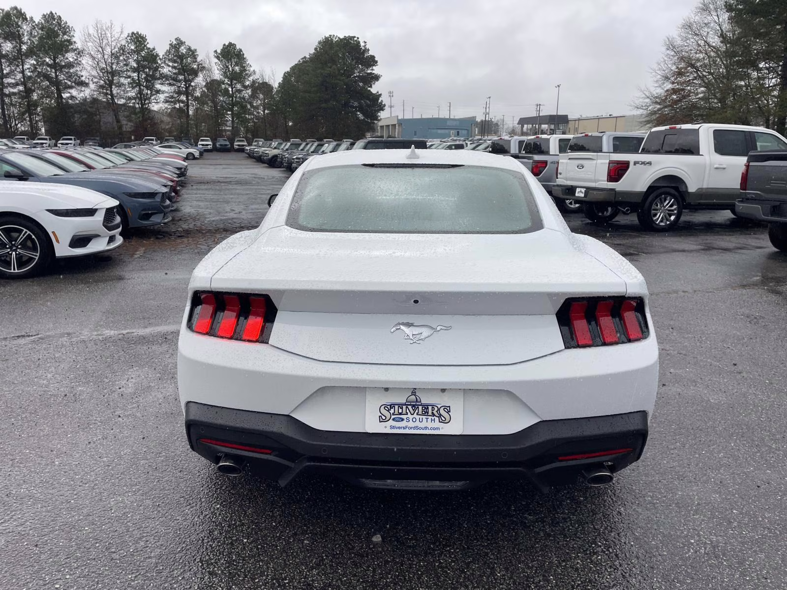 2026 Oxford White Ford Mustang EcoBoost RWD Coupe
