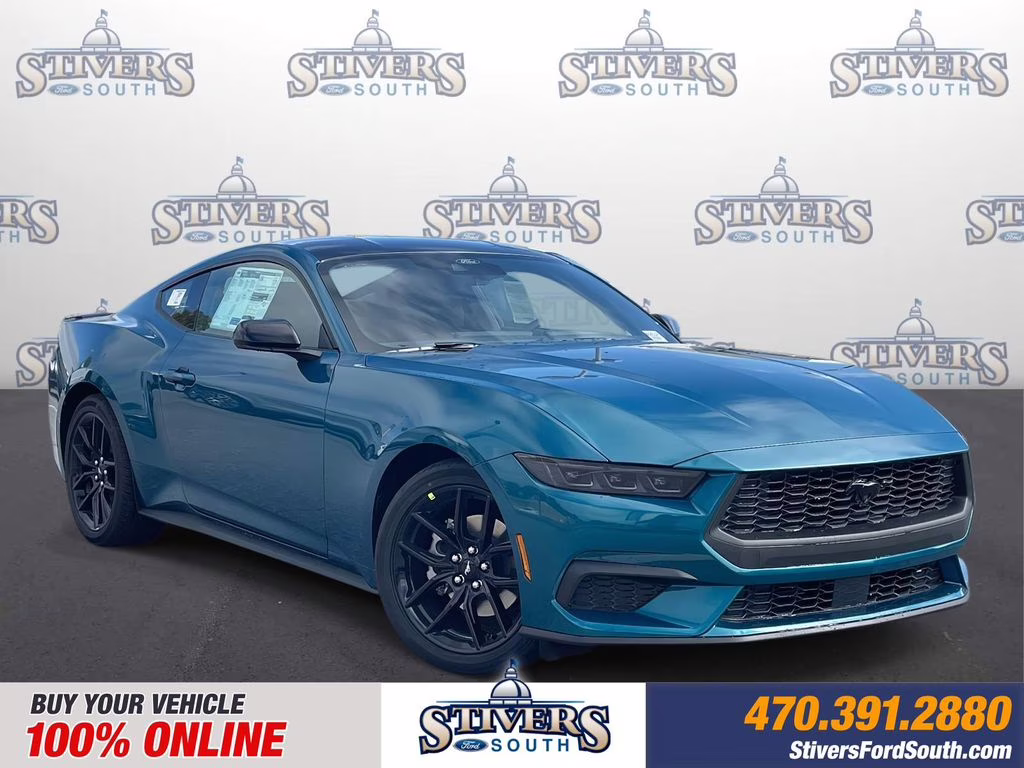 2026 Adriatic Blue Metallic Ford Mustang EcoBoost RWD Coupe