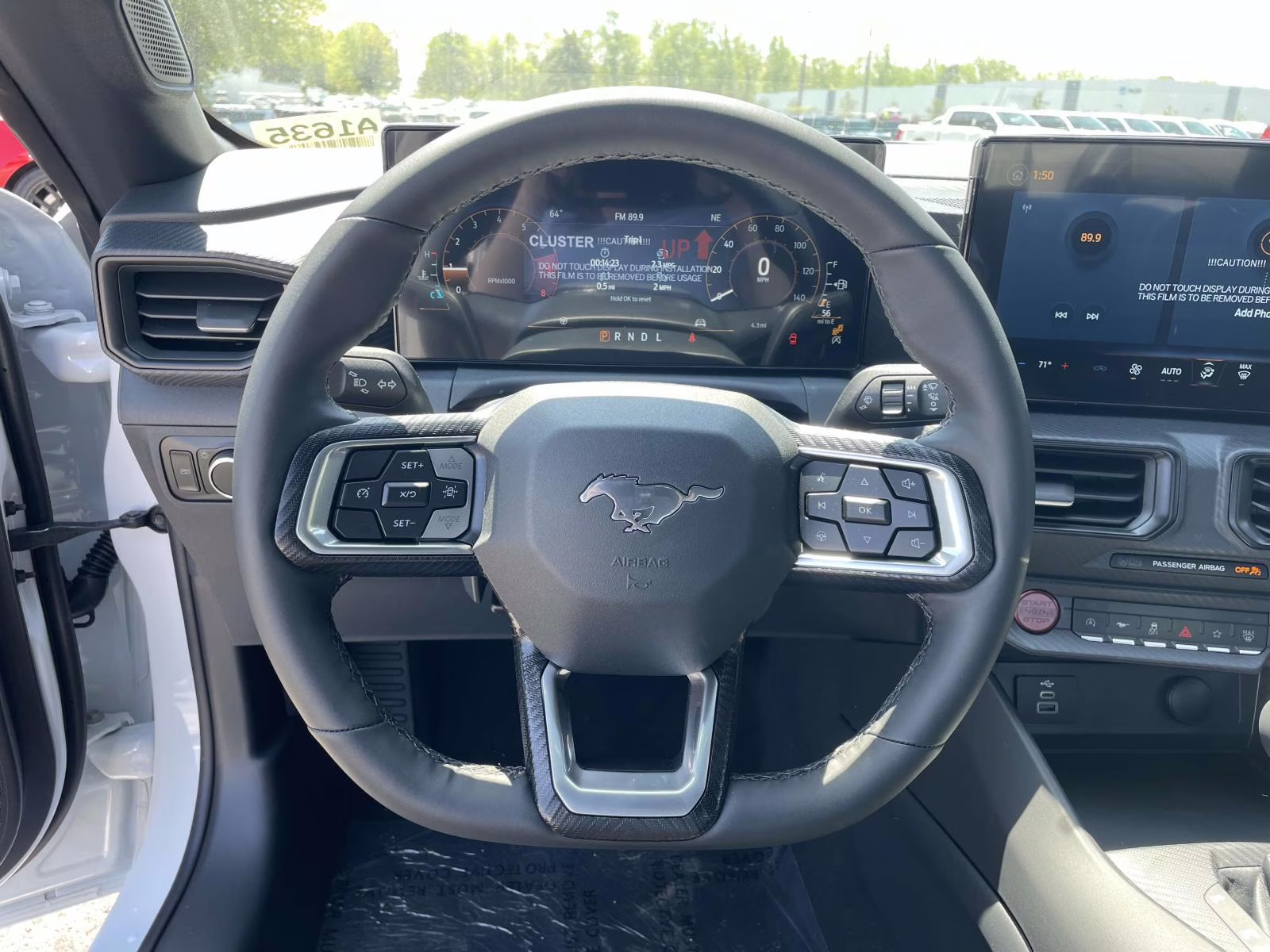 2025 Oxford White Ford Mustang EcoBoost RWD Coupe