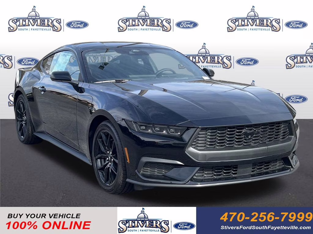 2026 Shadow Black Ford Mustang EcoBoost RWD Coupe