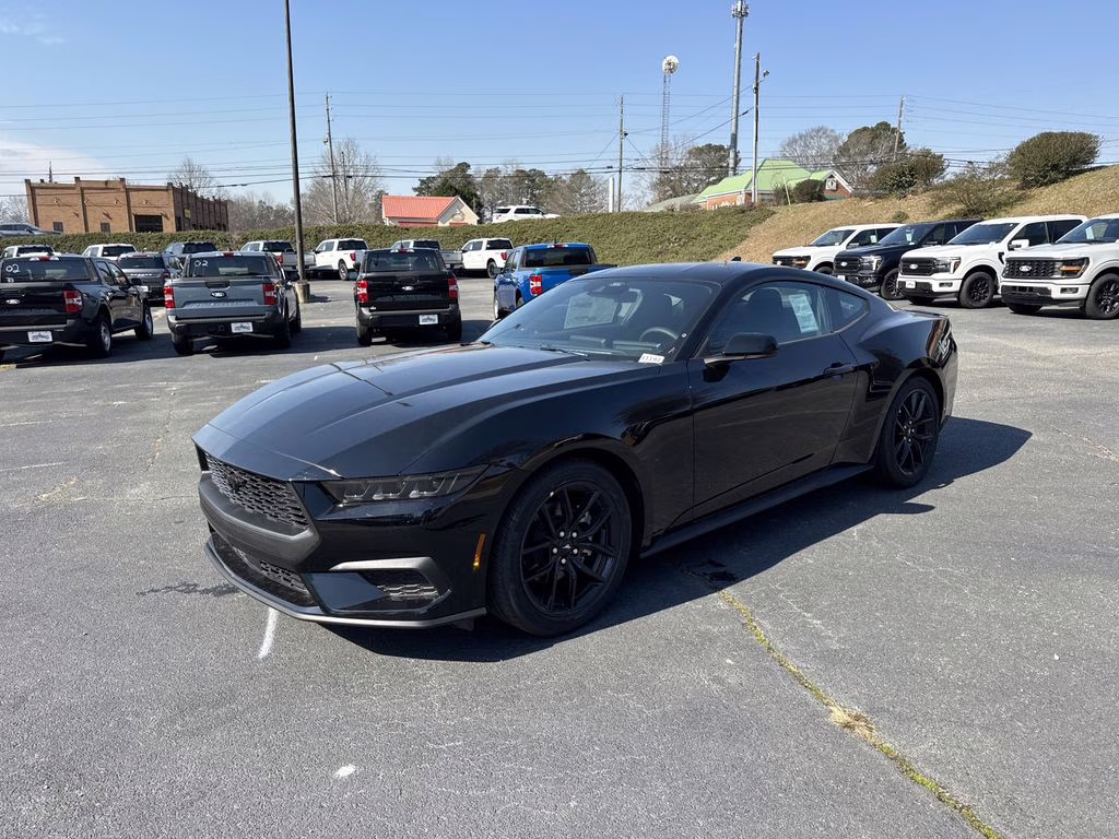 2026 Shadow Black Ford Mustang EcoBoost RWD Coupe
