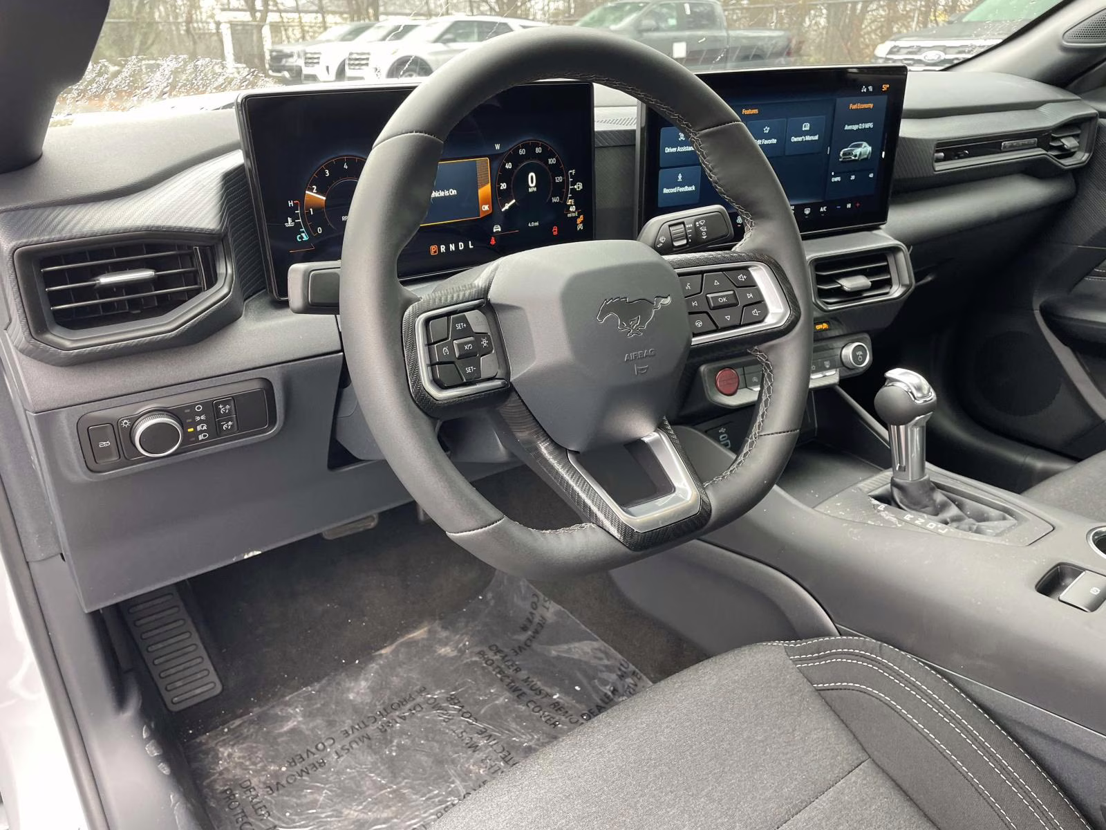 2026 Oxford White Ford Mustang EcoBoost RWD Coupe