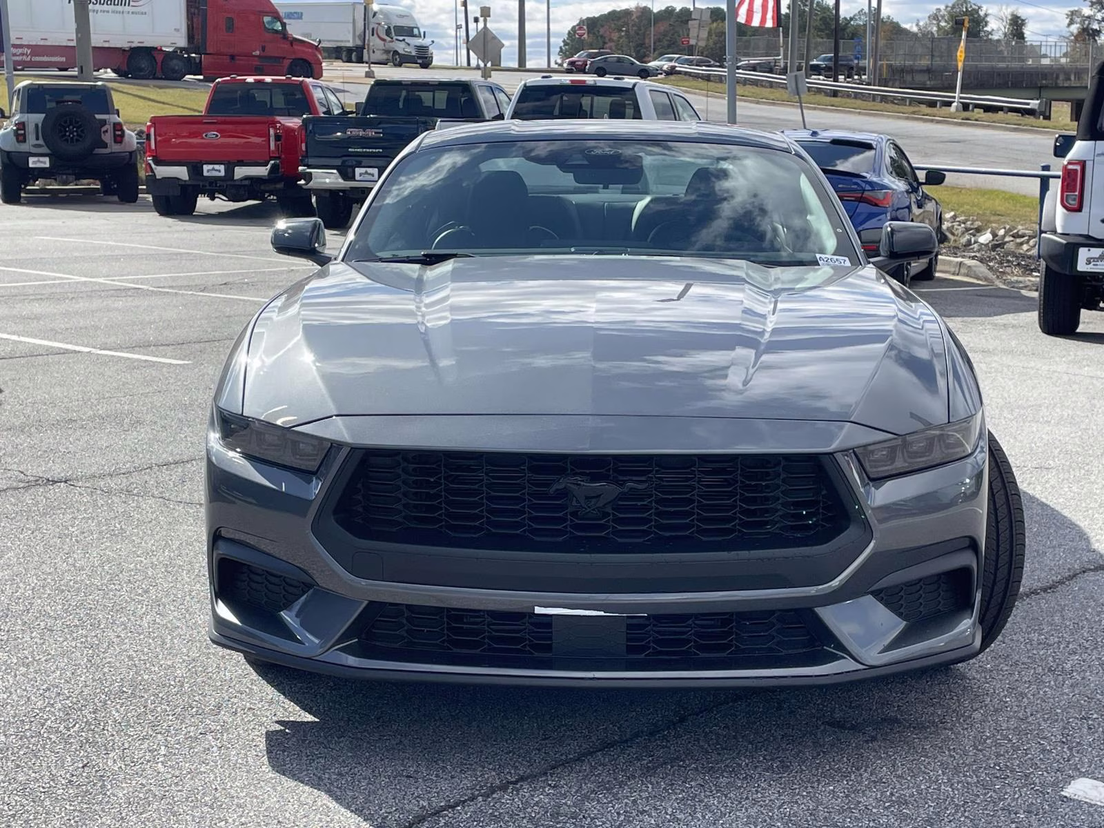 2026 Gray Metallic Ford Mustang EcoBoost RWD Coupe