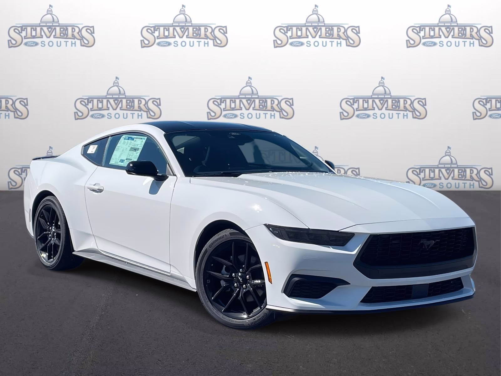 2026 Oxford White Ford Mustang EcoBoost RWD Coupe