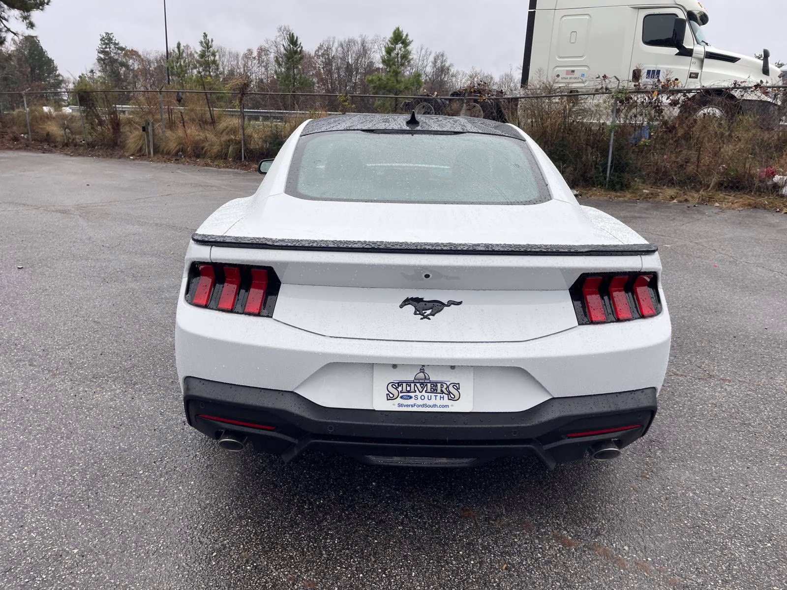 2026 Oxford White Ford Mustang EcoBoost RWD Coupe