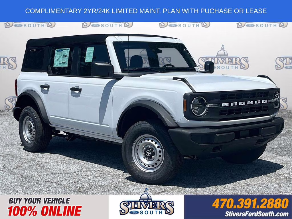 2025 Oxford White Ford Bronco Base 4X4 SUV