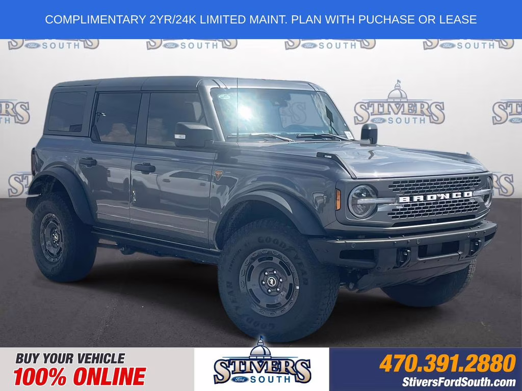 2025 Gray Metallic Ford Bronco Badlands 4X4 SUV
