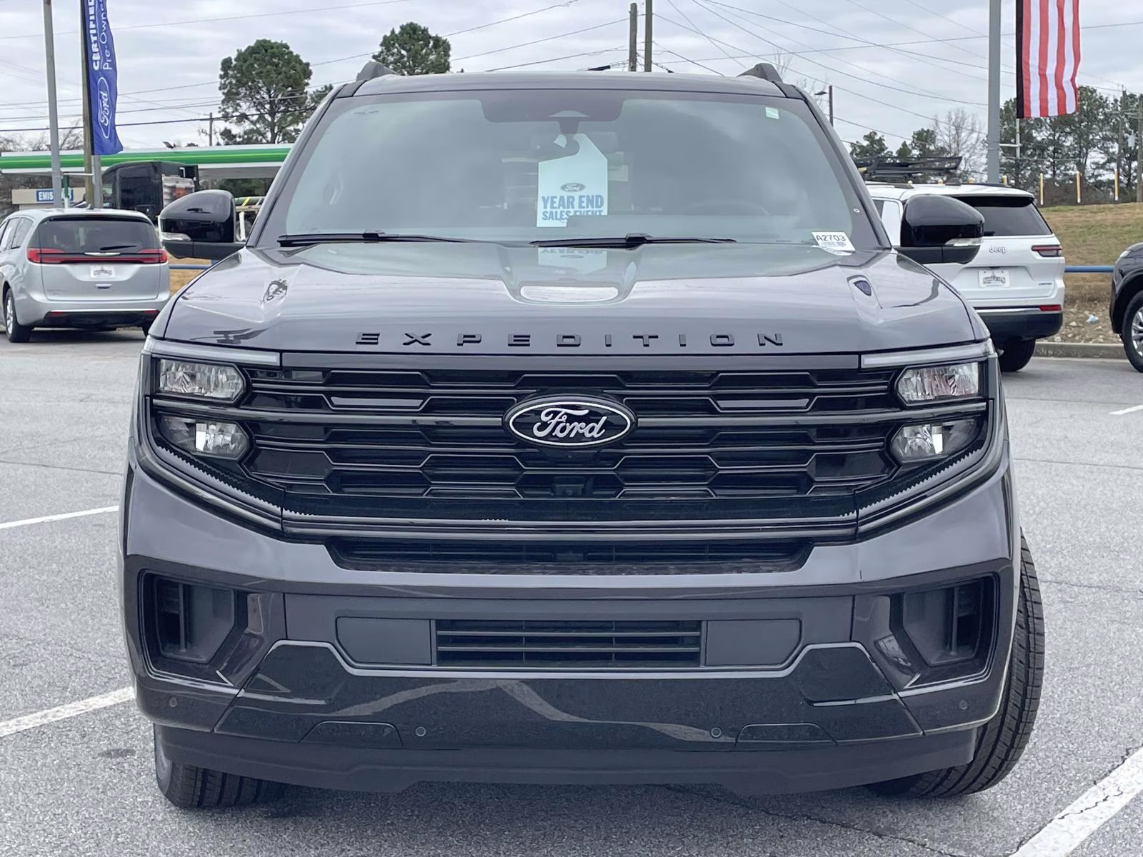 2025 Gray Metallic Ford Expedition Max Platinum 4X4 SUV