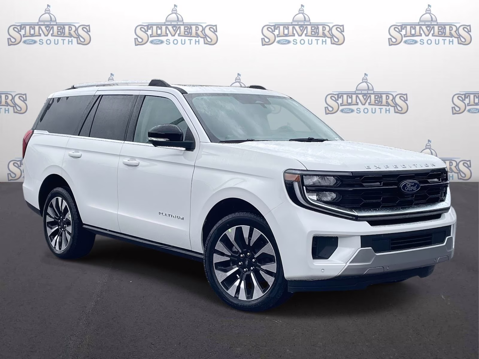 2025 White Metallic Ford Expedition Platinum 4X4 SUV