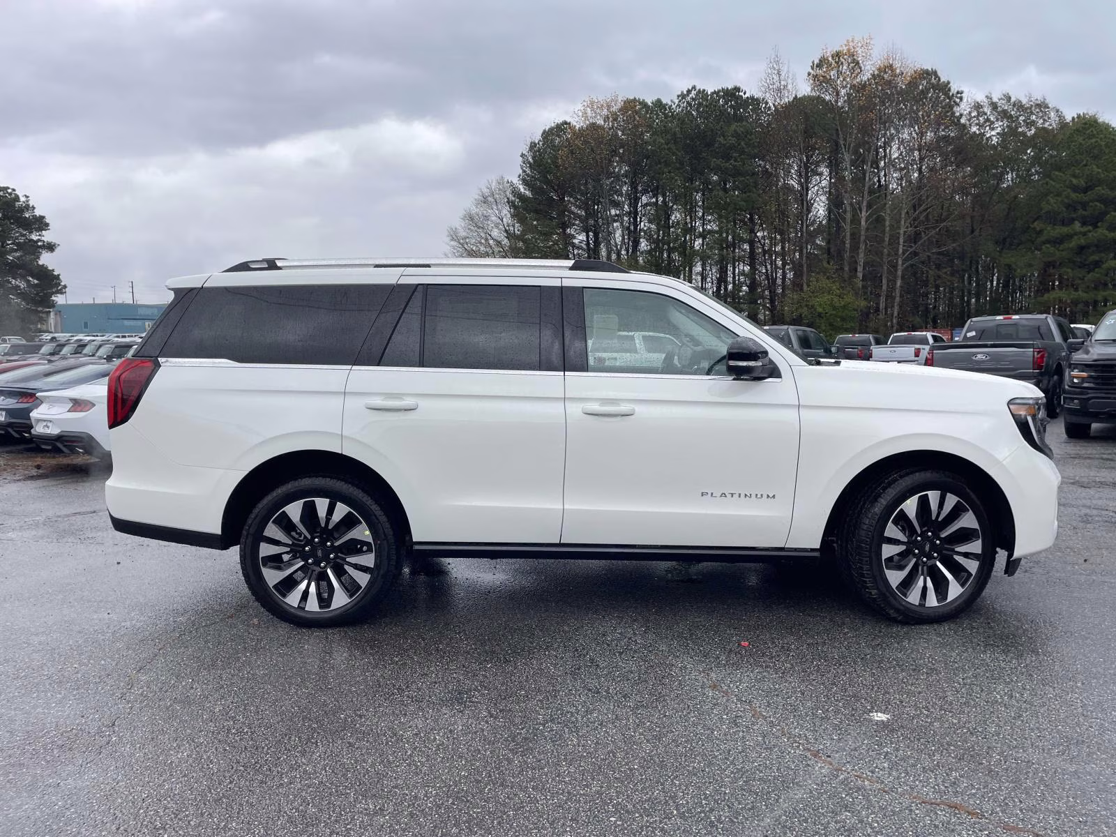 2025 White Metallic Ford Expedition Platinum 4X4 SUV