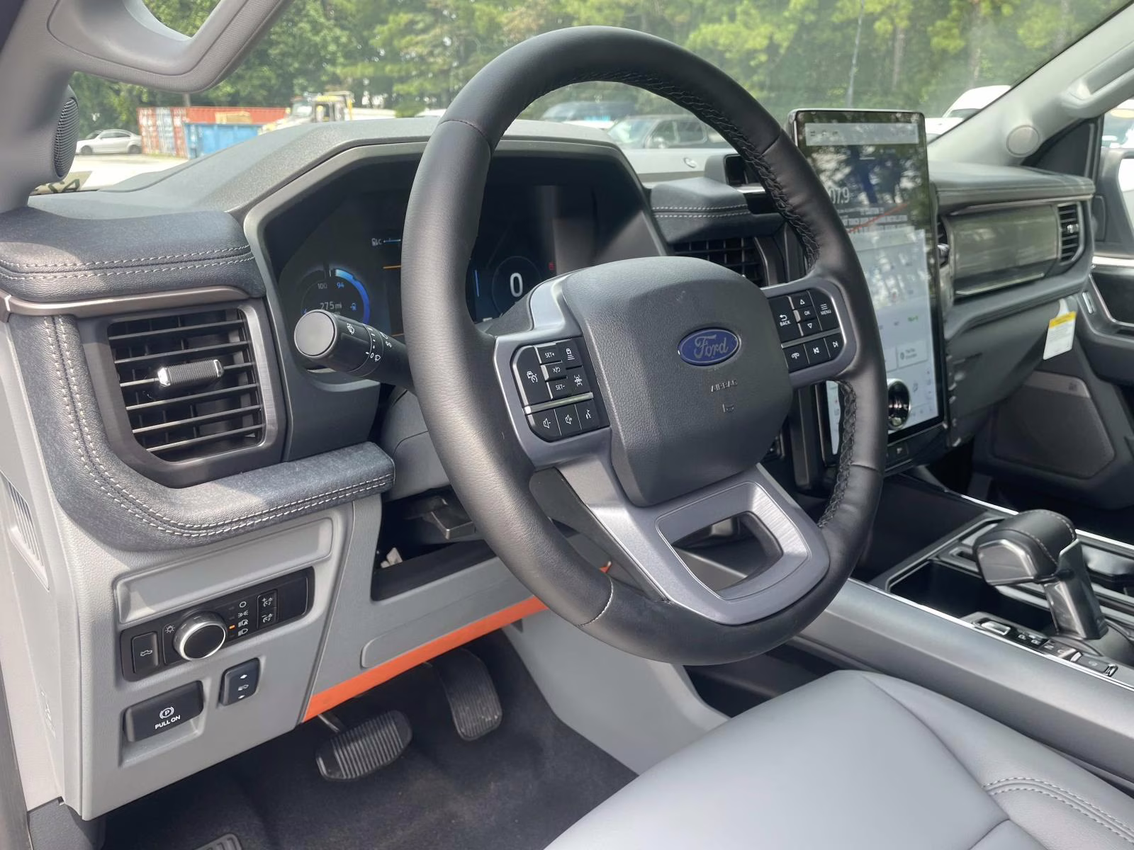 2025 Gray Metallic Ford F-150 Lightning Flash AWD Truck