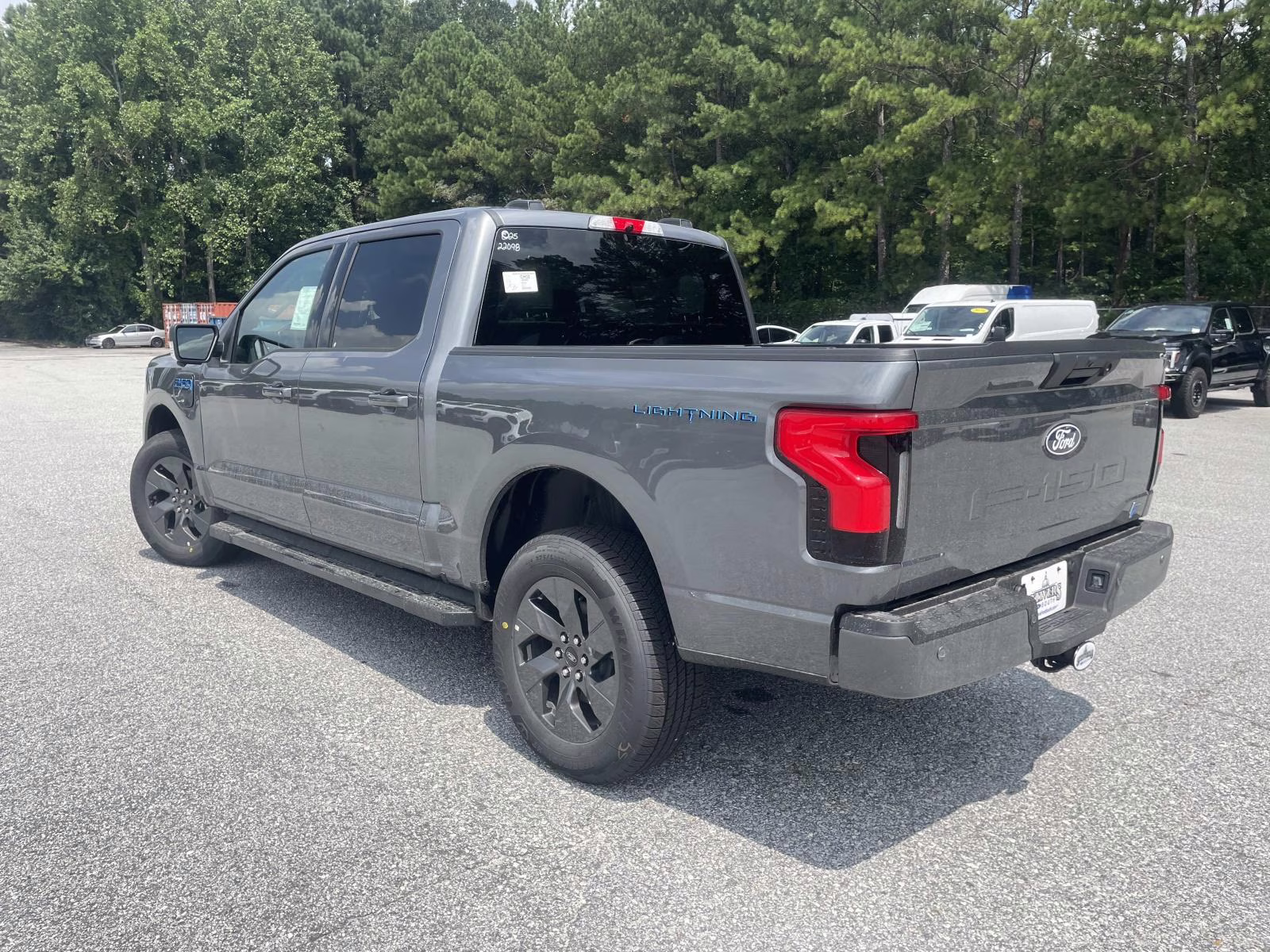 2025 Gray Metallic Ford F-150 Lightning Flash AWD Truck