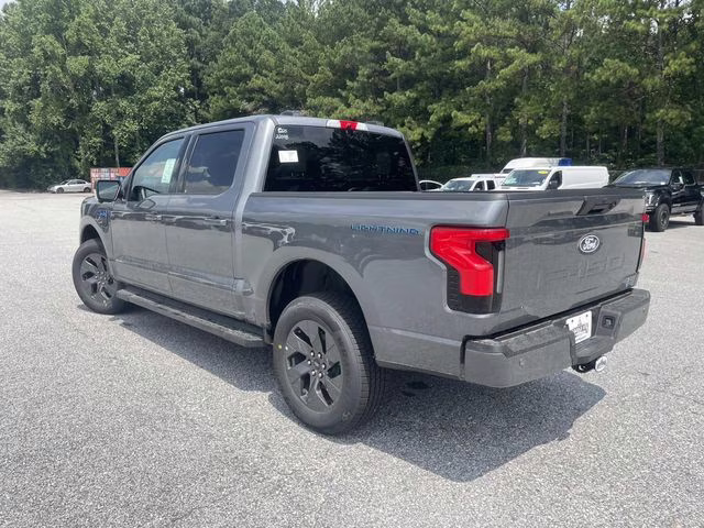 2025 Gray Metallic Ford F-150 Lightning Flash AWD Truck