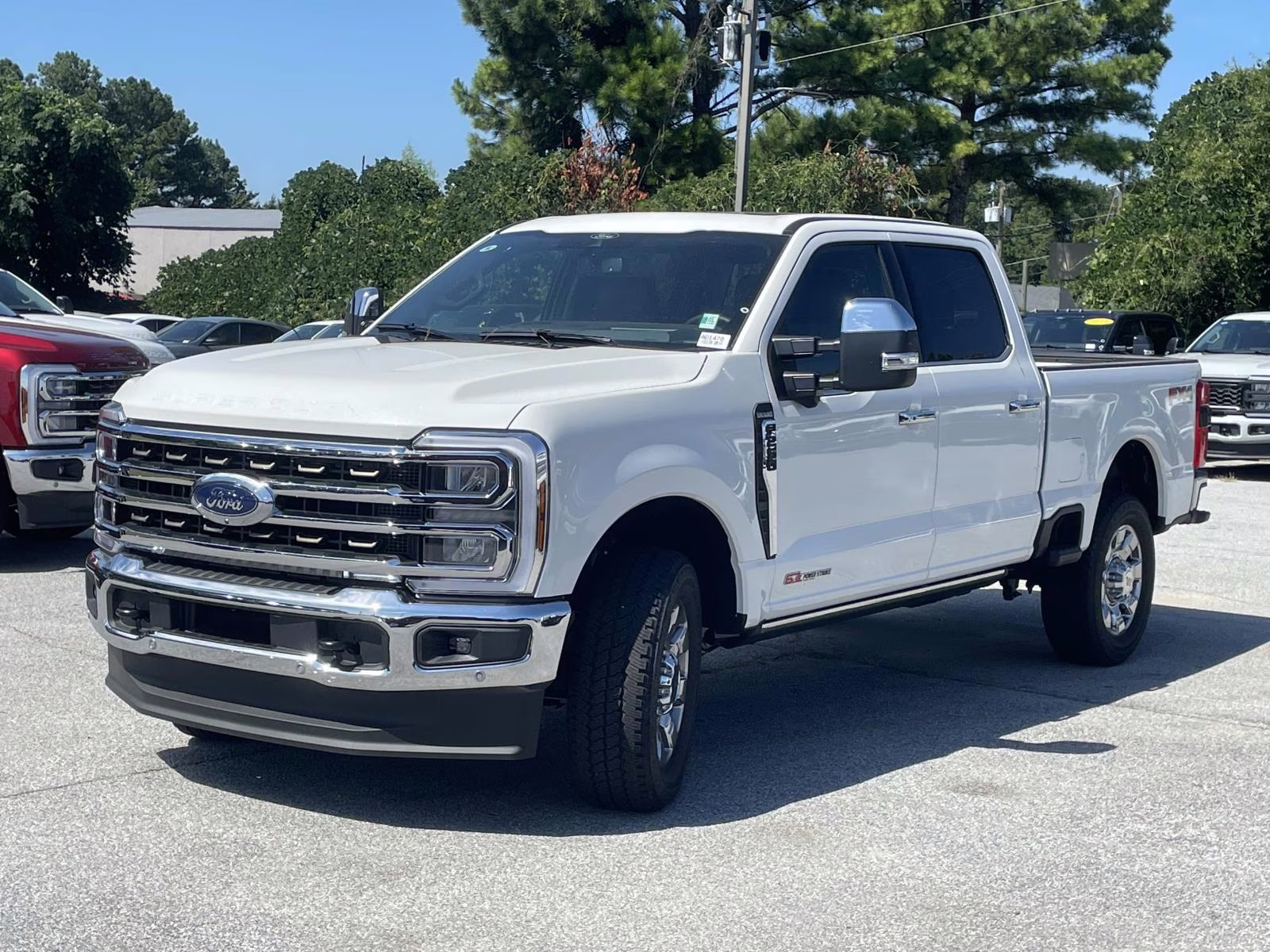 2025 White Metallic Ford Super Duty F-250 SRW King Ranch 4X4 Truck