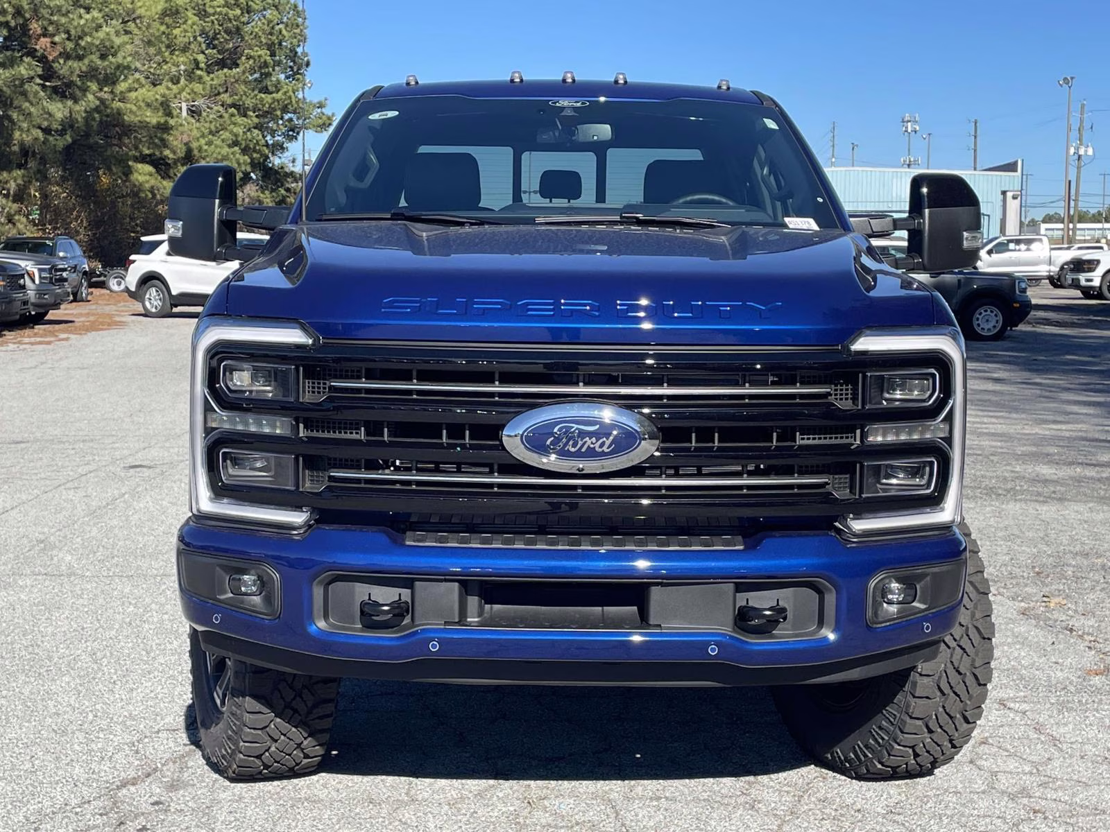 2026 Blue Metallic Ford Super Duty F-350 SRW Platinum 4X4 Truck