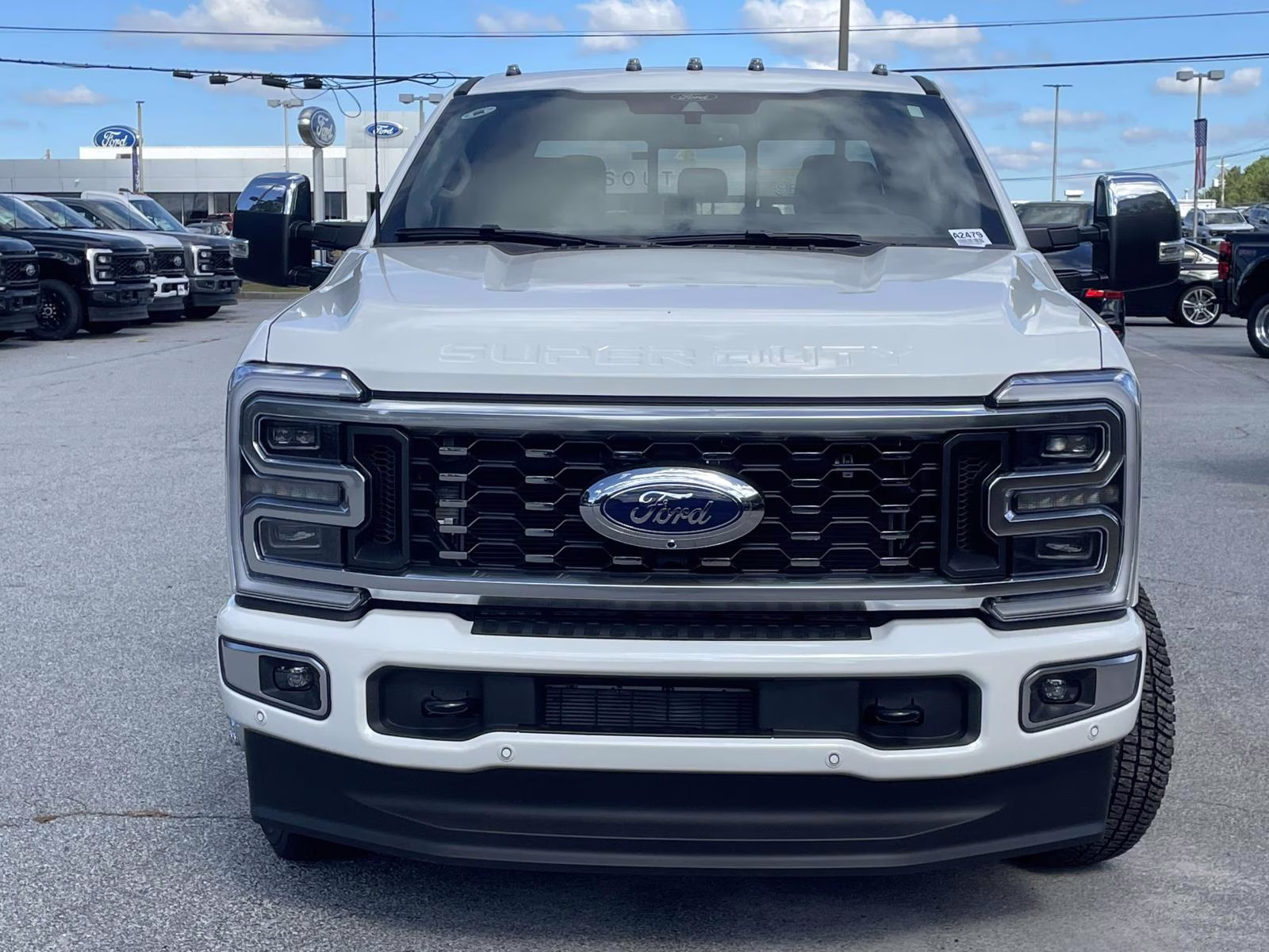 2026 White Metallic Ford Super Duty F-350 DRW Platinum 4X4 Truck