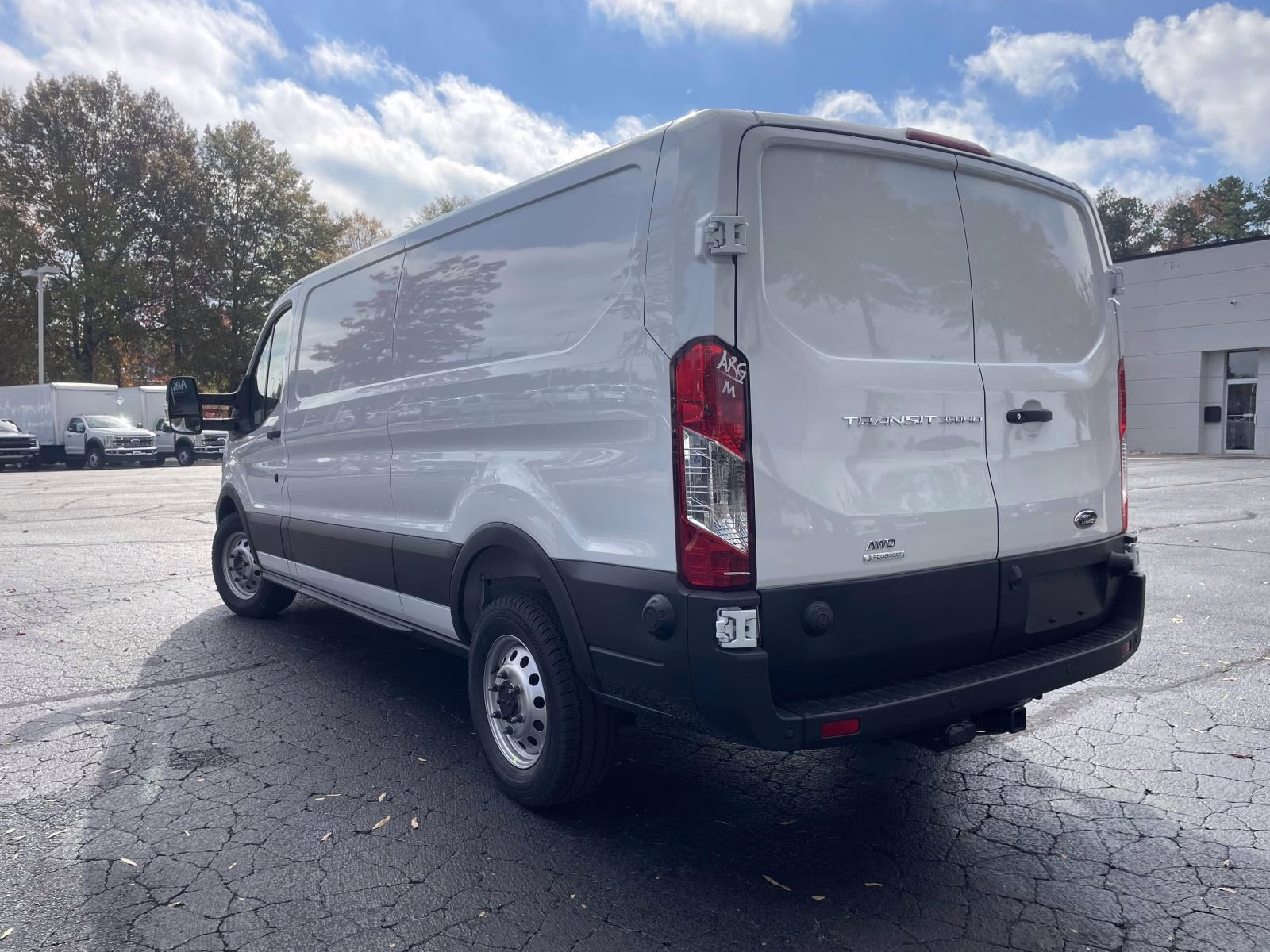 2025 Oxford White Ford Transit-350 Base AWD Van