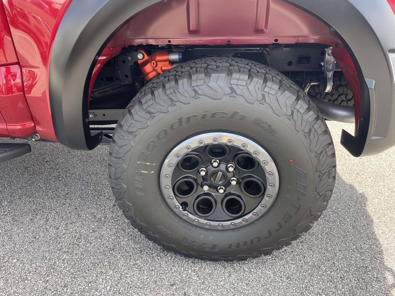 2025 Red Metallic Ford F-150 Raptor 4X4 Truck