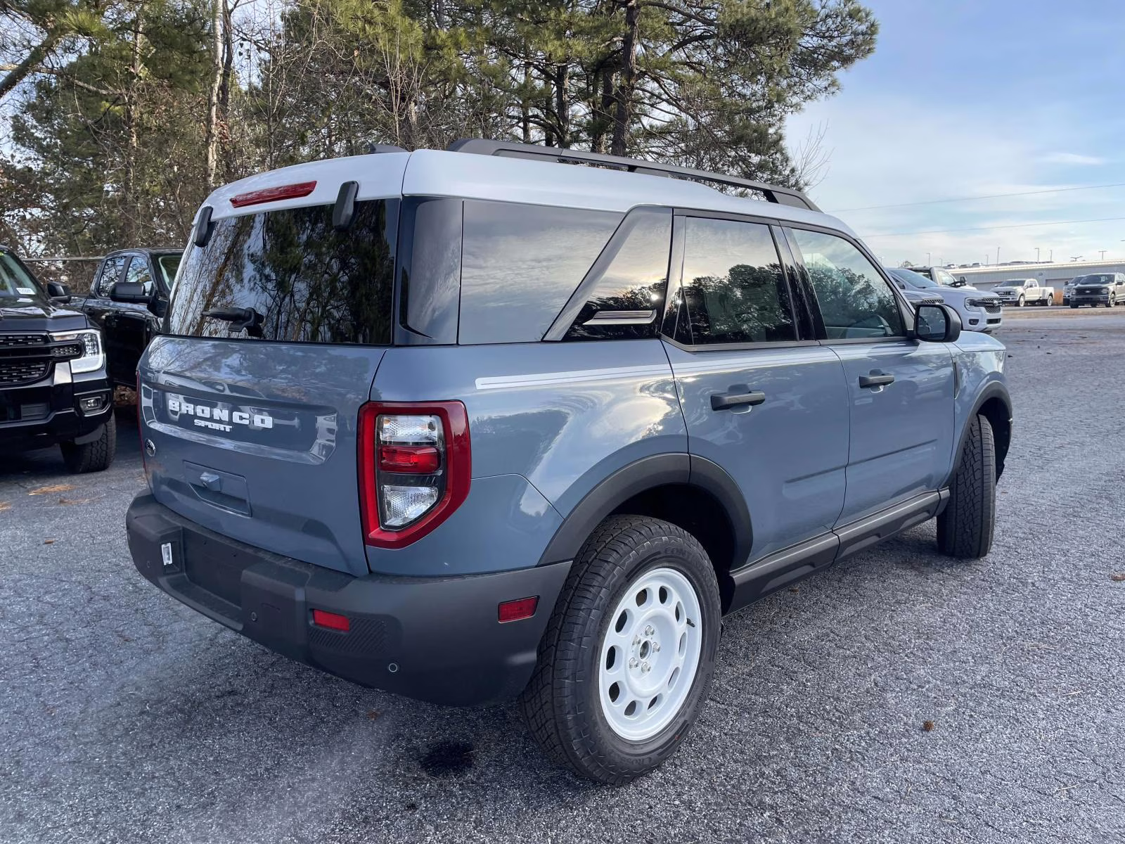 2025 Azure Gray Metallic Ford Bronco Sport Heritage 4X4 SUV