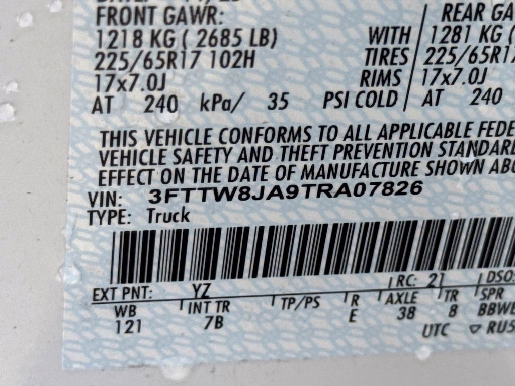 2026 Oxford White Ford Maverick XLT AWD Truck