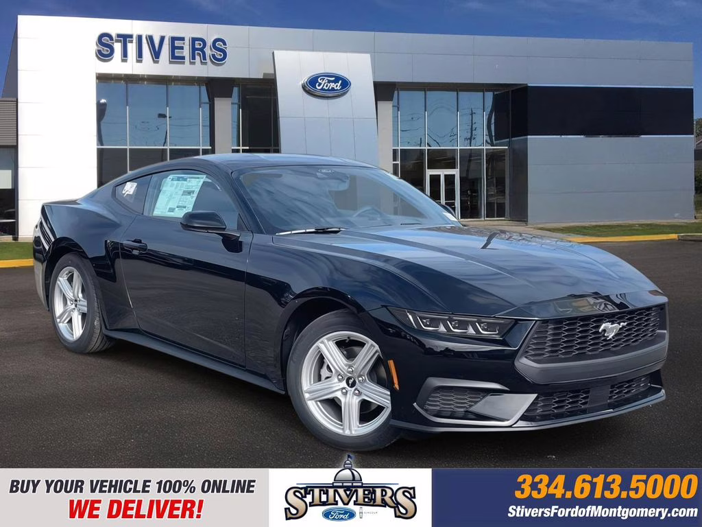 2026 Shadow Black Ford Mustang EcoBoost RWD Coupe