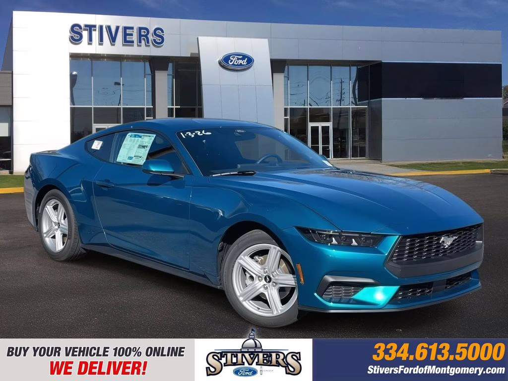 2026 Adriatic Blue Metallic Ford Mustang EcoBoost RWD Coupe