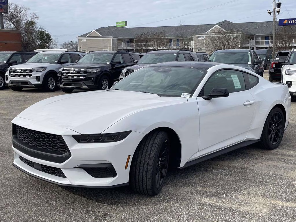 2026 Oxford White Ford Mustang EcoBoost RWD Coupe