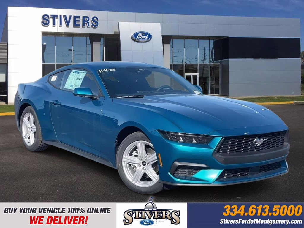 2026 Adriatic Blue Metallic Ford Mustang EcoBoost RWD Coupe
