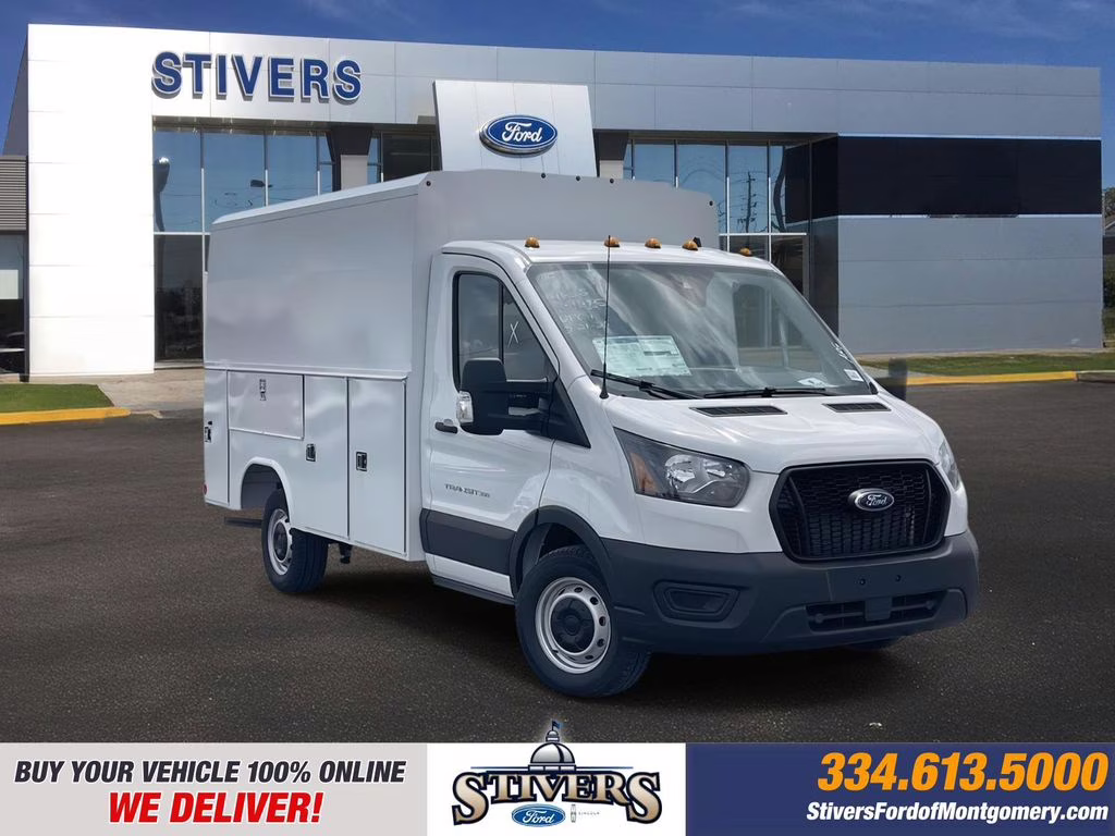 2025 Oxford White Ford Transit-350 Base RWD Truck
