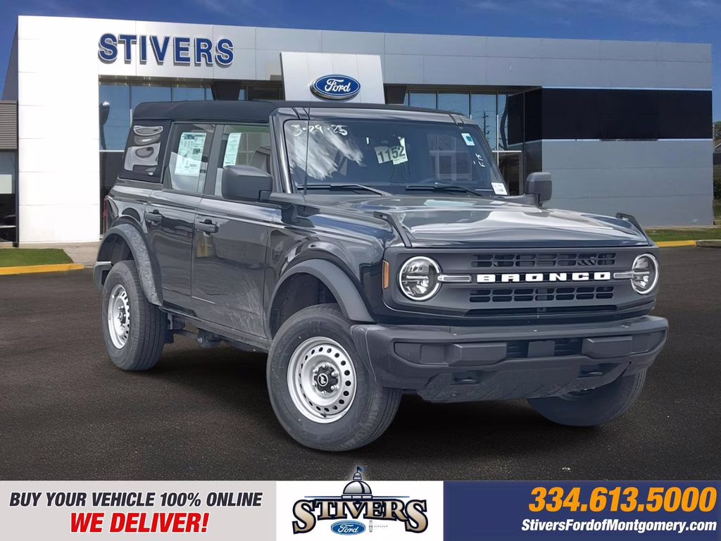 2025 Shadow Black Ford Bronco Base 4X4 SUV