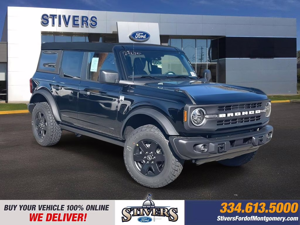 2025 Shadow Black Ford Bronco Big Bend 4X4 SUV