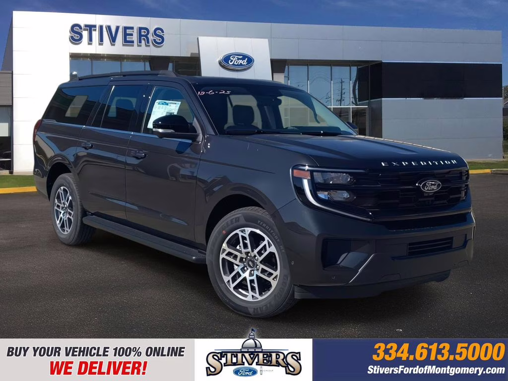 2025 Dark Matter Gray Metallic Ford Expedition Max active RWD SUV