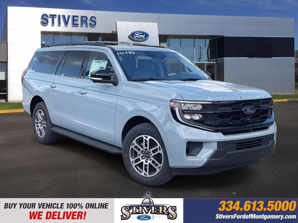 2025 Glacier Gray Metallic TriCoat Ford Expedition Max ACTIVE RWD SUV