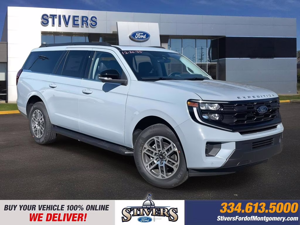 2026 Glacier Gray Metallic Tri-Coat Ford Expedition Max Active RWD SUV