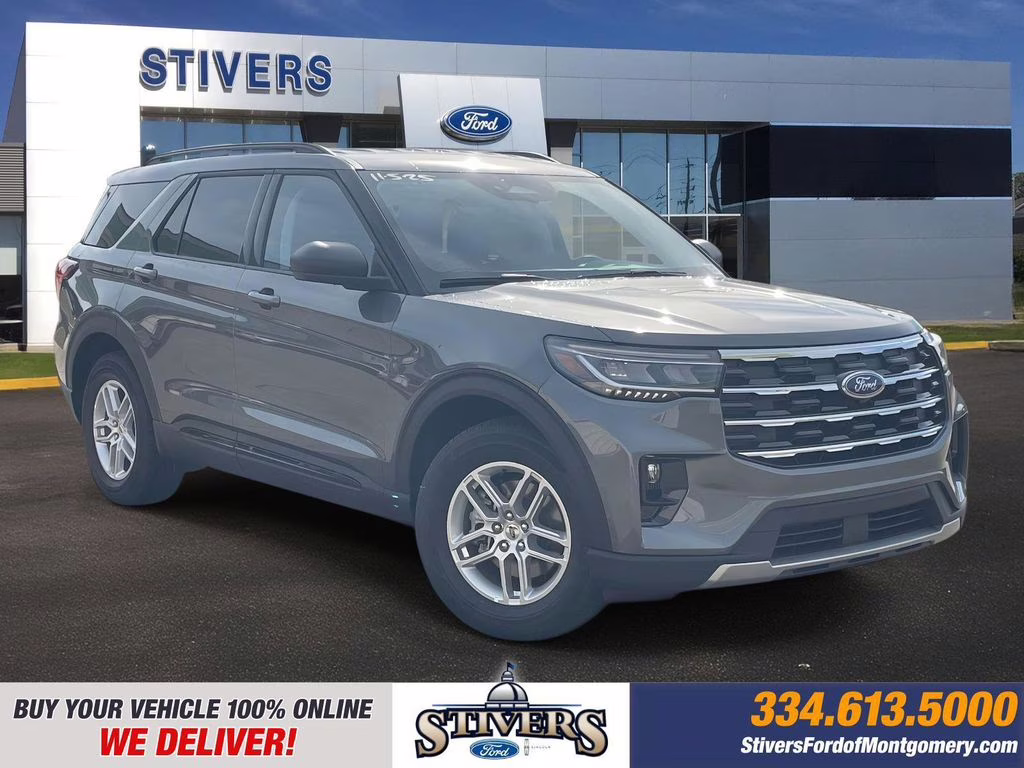 2026 Carbonized Gray Metallic Ford Explorer Active RWD SUV