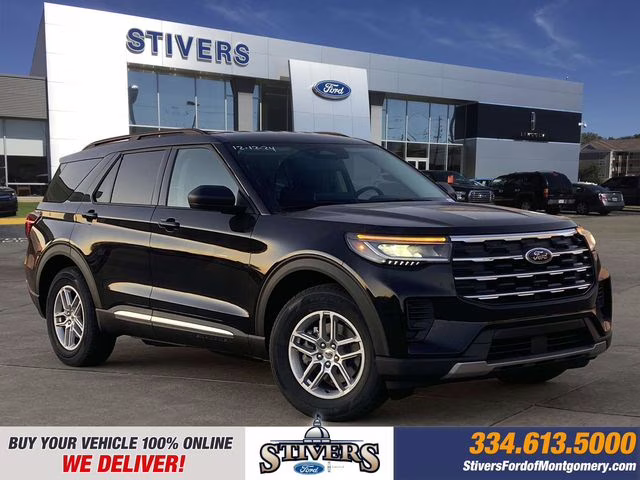 2025 Black Metallic Ford Explorer Active RWD SUV