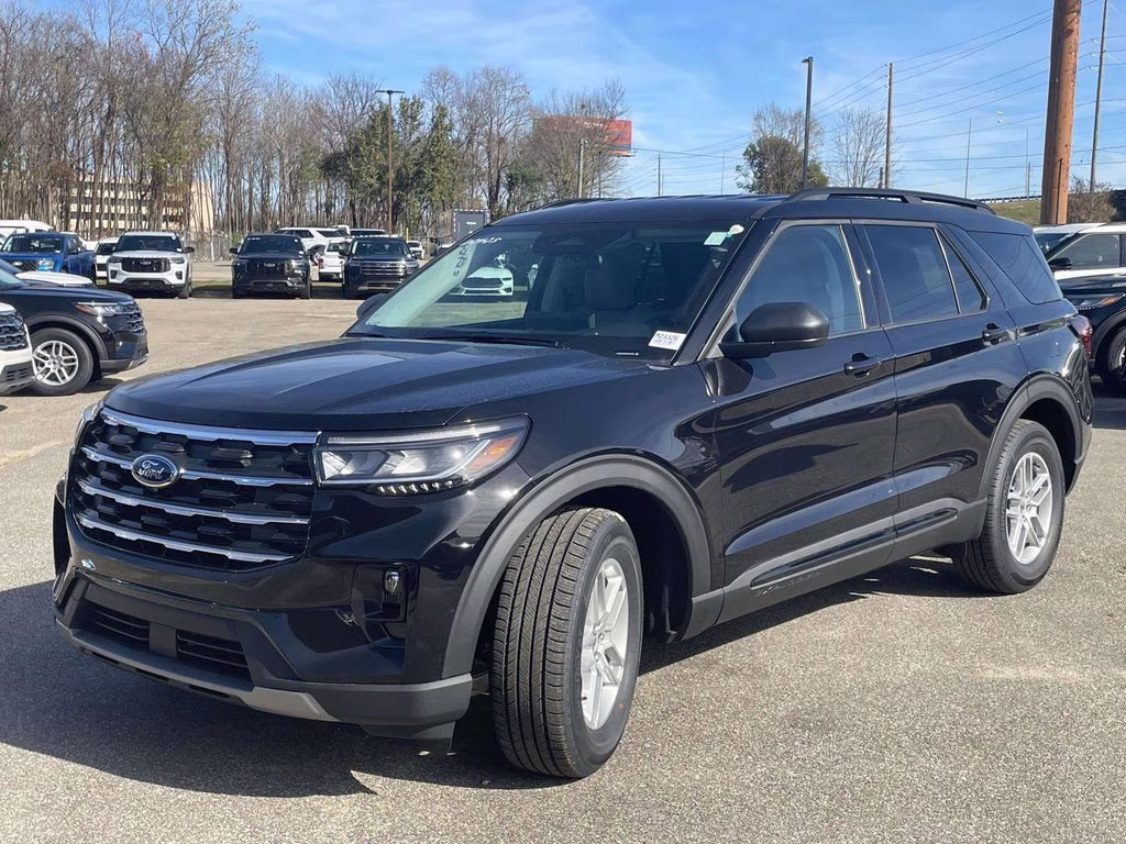 2026 Agate Black Metallic Ford Explorer Active RWD SUV