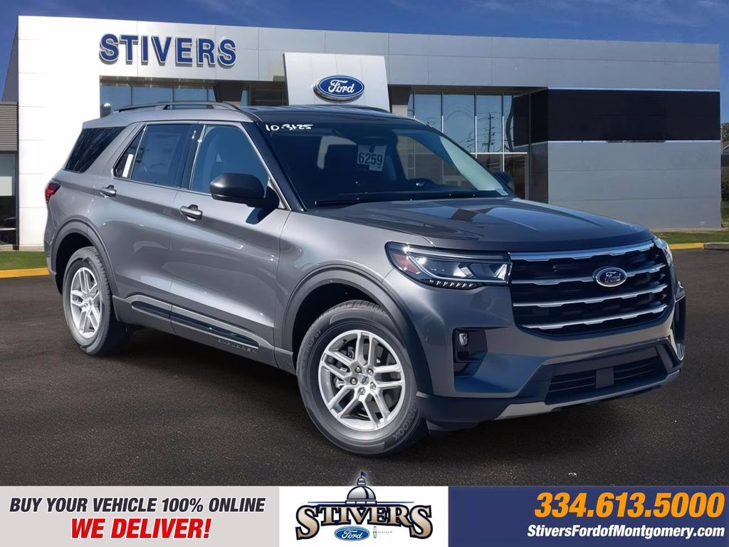 2026 Carbonized Gray Metallic Ford Explorer Active RWD SUV
