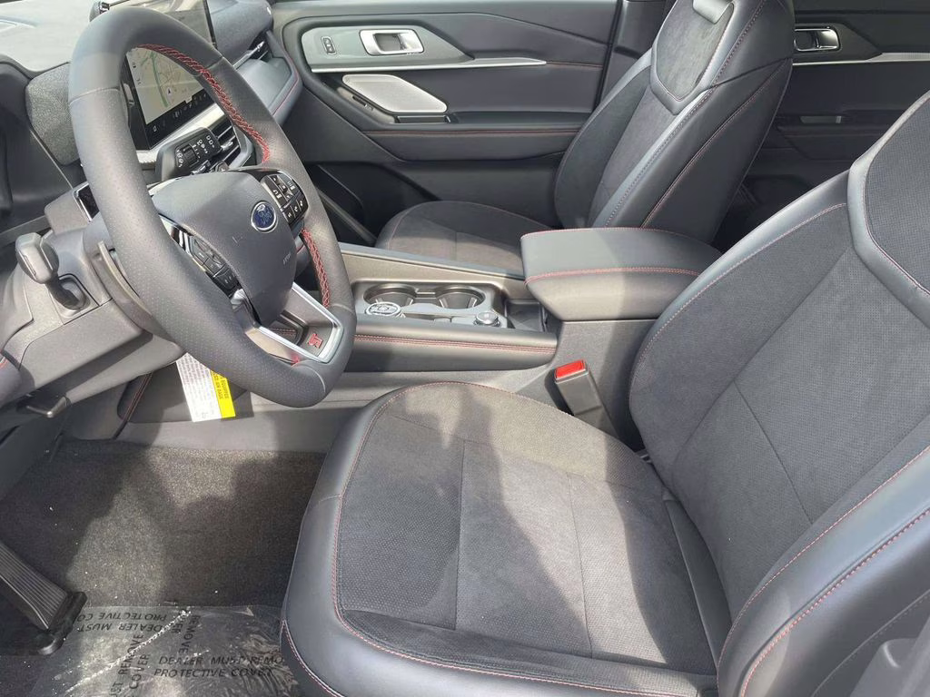 2026 Star White Metallic Tri-Coat Ford Explorer ST 4X4 SUV